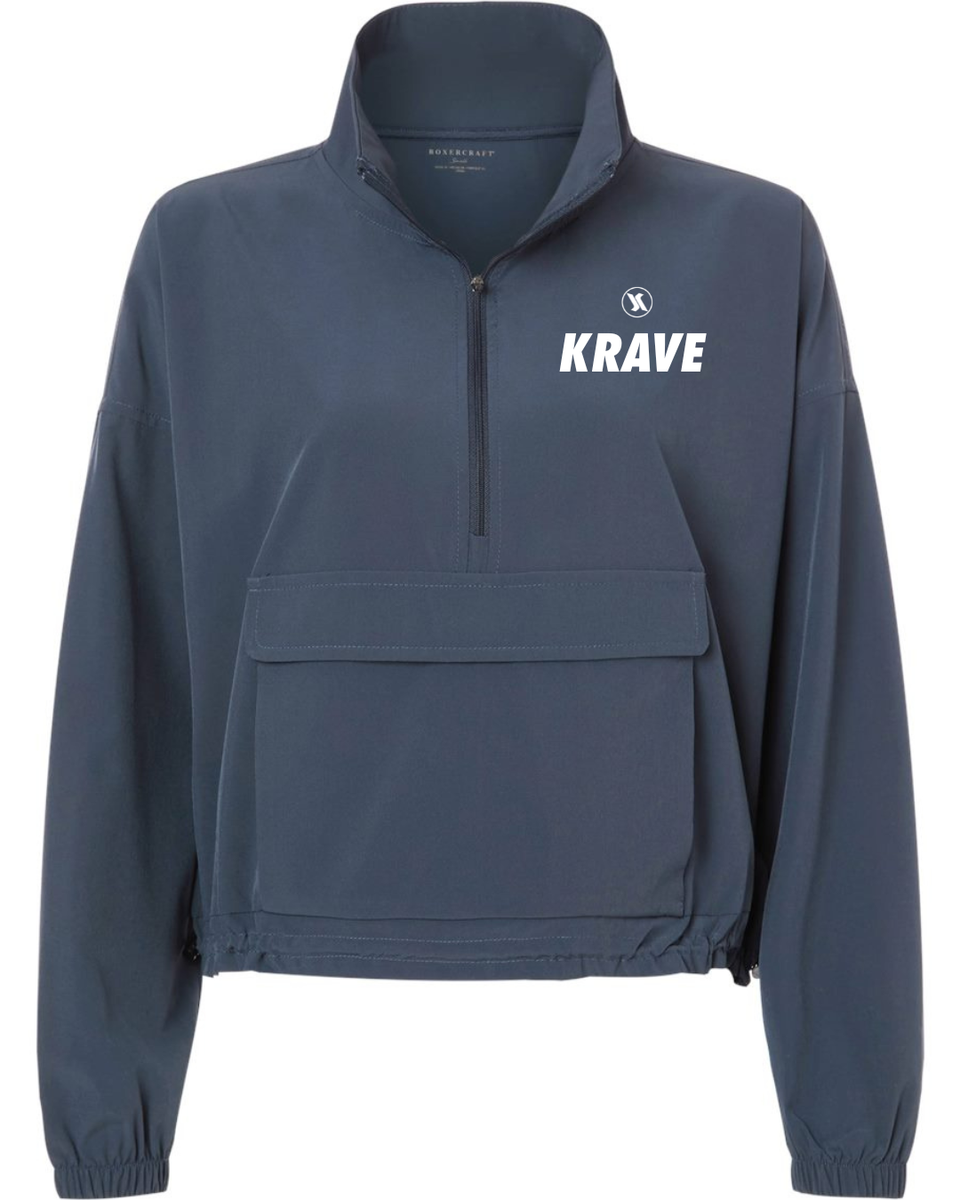Make A Move Women's Quarter-Zip Pullover Castlerock – Krave