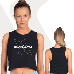 Krave Gym Unbound Logo Cropped Tank