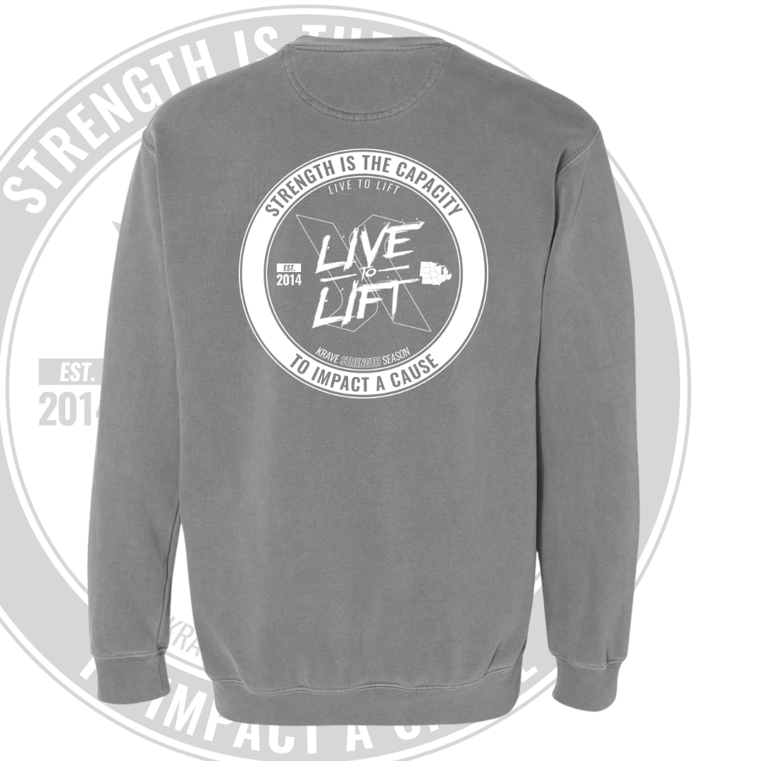 Live To Lift Unisex Crewneck Sweatshirt