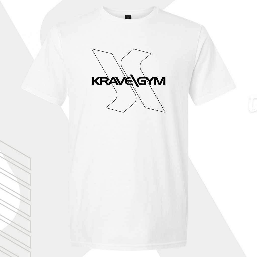 Krave Gym Unbound Logo T-Shirt White