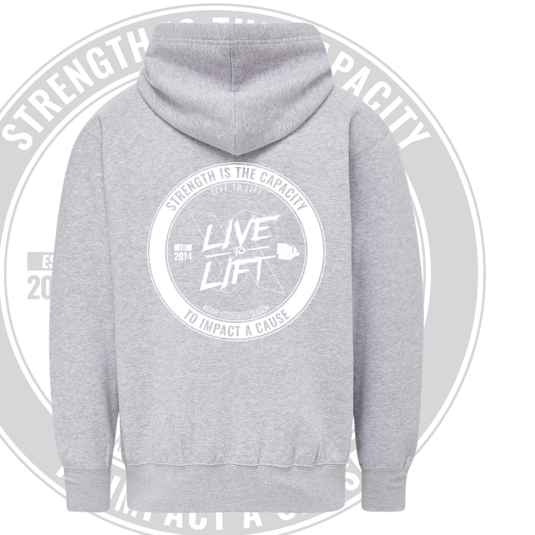 Live To Lift Unisex Zip Up Hoodie